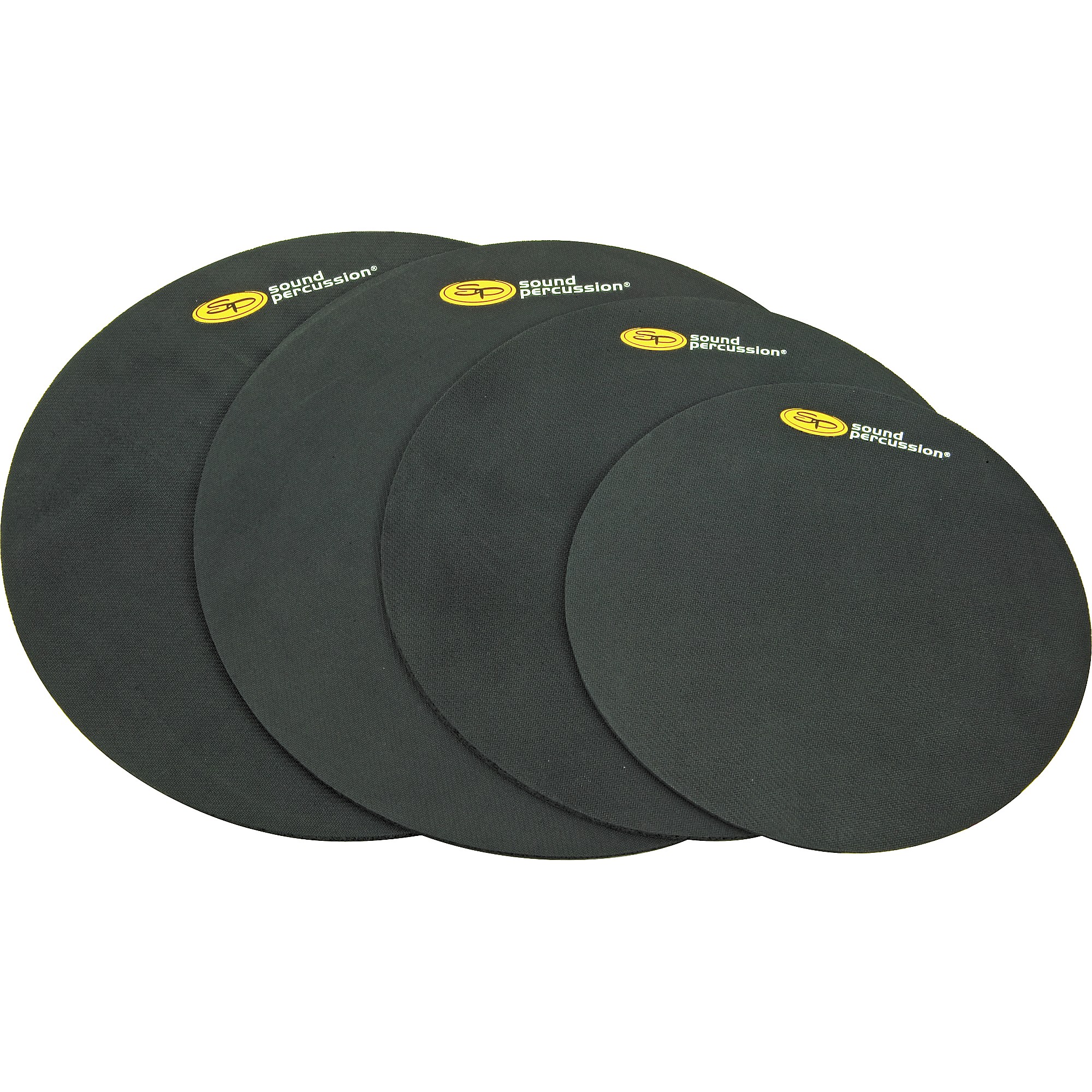 Rubber Practice Pad Set Mute Set Percussion Complete Drum Mute Set for Quiet Practice Soft Rubber Dampen Your Sound and Play for Hours TOPINCN Silencer Pads Set 