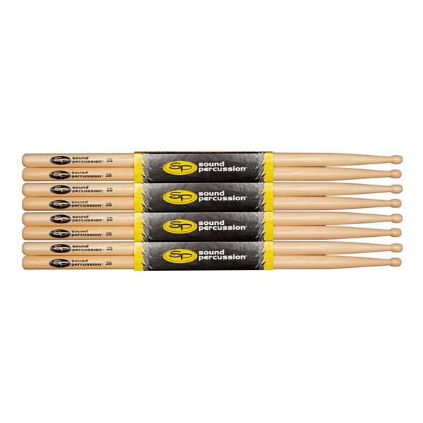 SP2BW4PK Hickory Drumsticks 4-Pack  2B Wood
