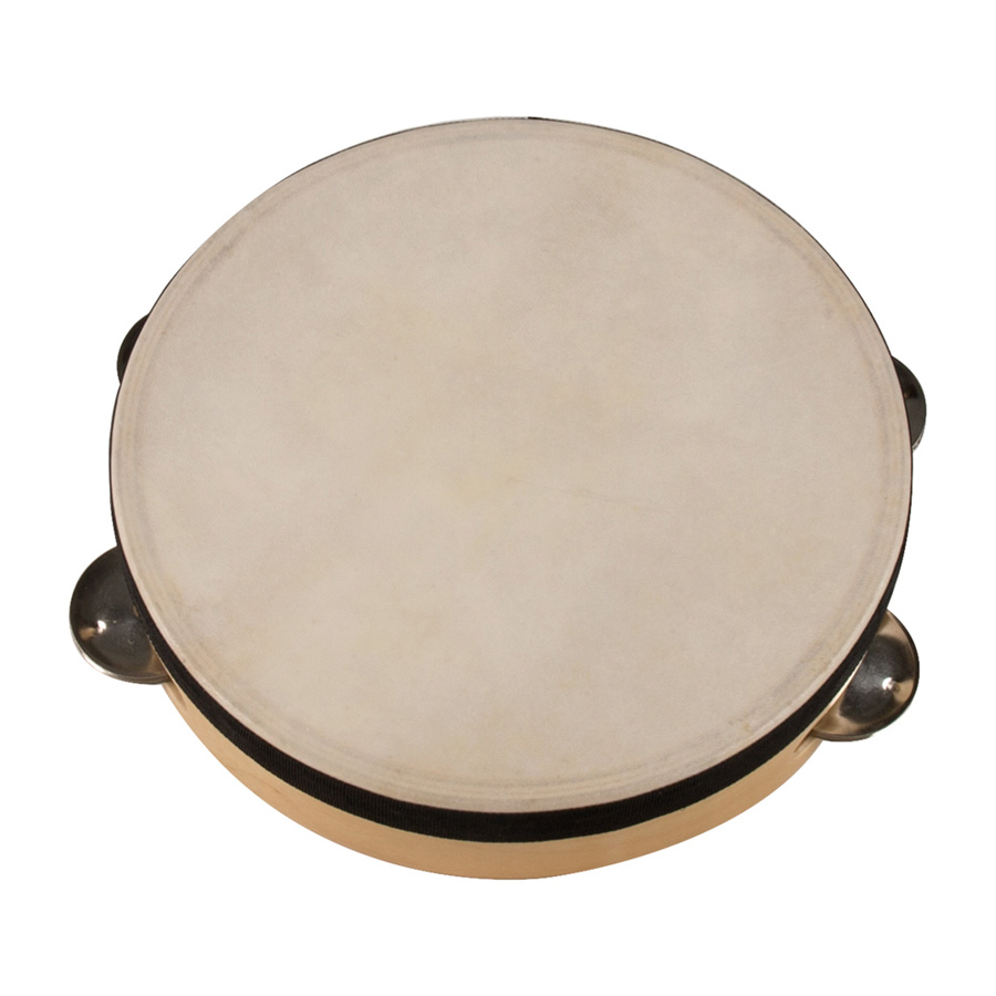 Baja Percussion 8” Goatskin Head Maple Tambourine