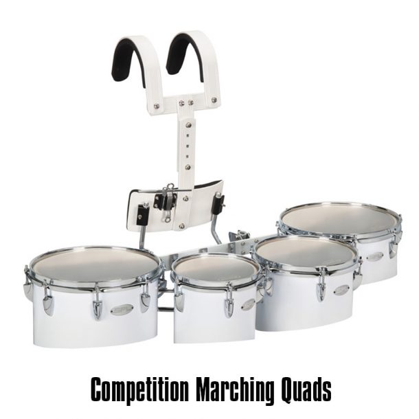 Marching Drums Sound Percussion Labs Bass, Snare, Multi, Carriers