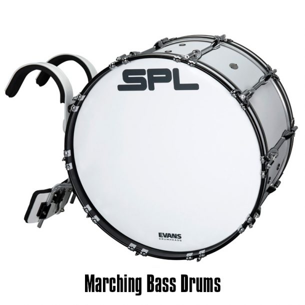 Marching Drums Sound Percussion Labs Bass, Snare, Multi, Carriers
