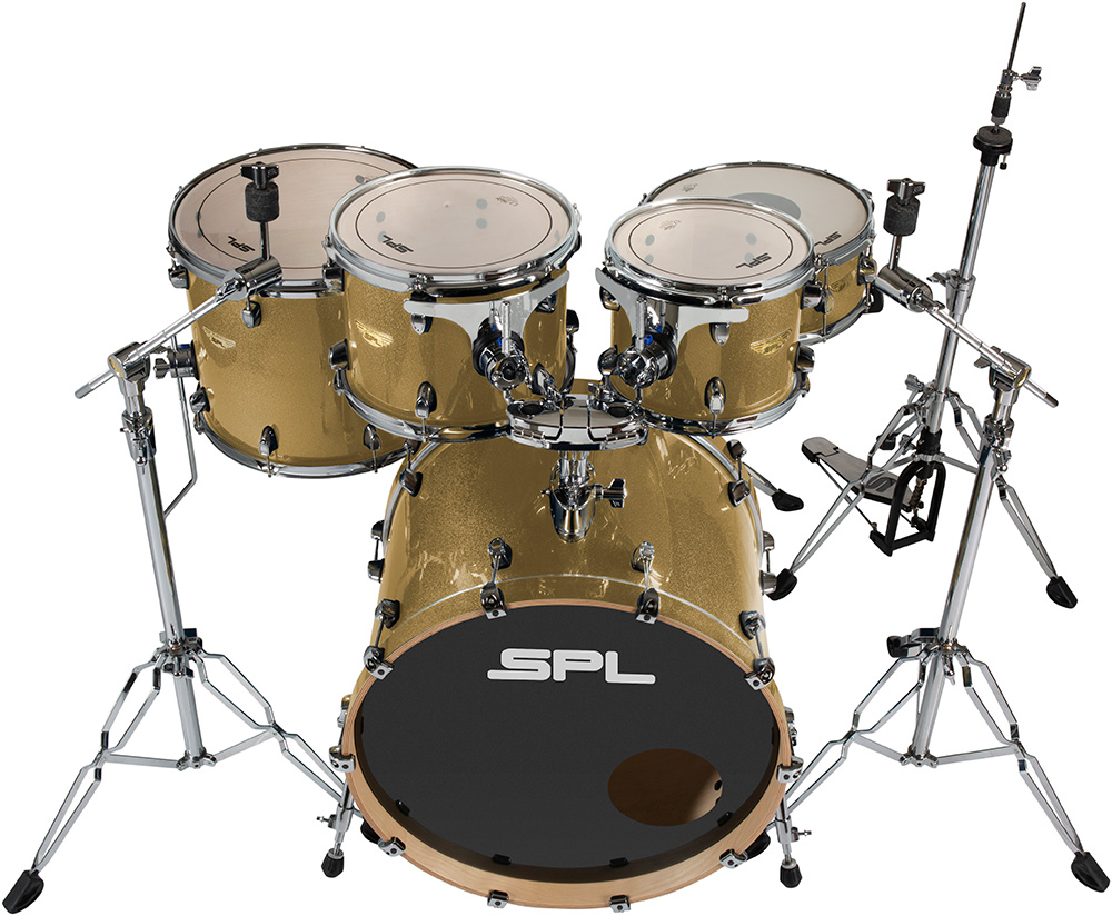 SPL 5 Piece Velocity Shell Pack Gold Sequin