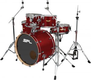 SPL 5 Piece Velocity Shell Pack Ruby Sequin