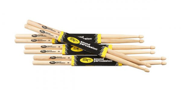 SPL Hickory Drumsticks – 5B Wood 4-Pack