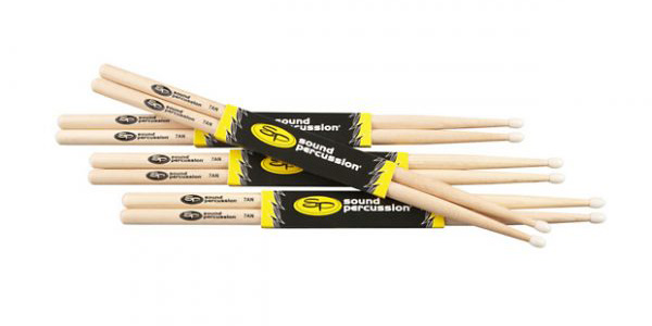 SPL Hickory Drumsticks – 7A Nylon 4-Pack