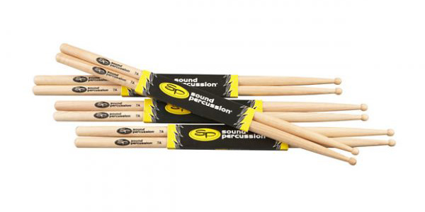 SPL Hickory Drumsticks – 7A Wood 4-Pack