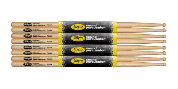 SPL Hickory Drumsticks – FUNK Wood 4-Pack